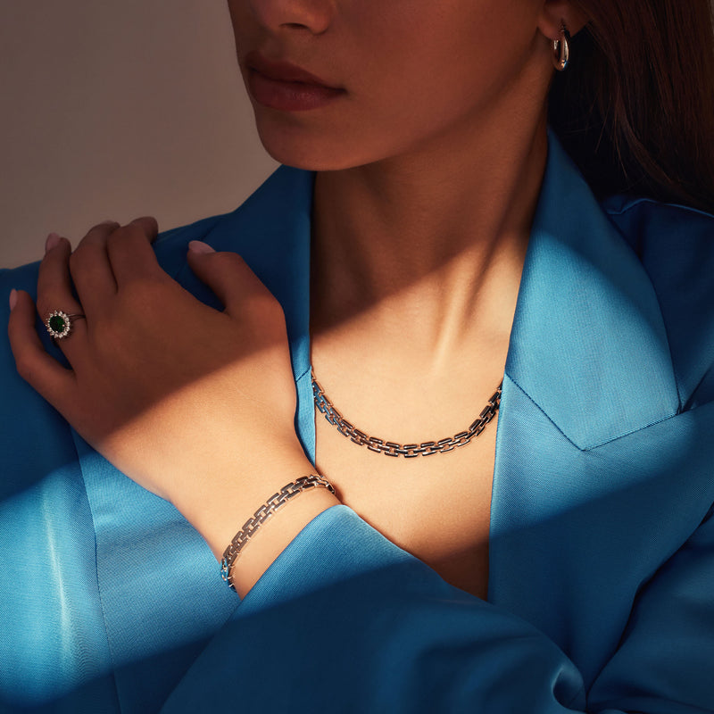 Parte Di Me Bibbiena Poppi Femmes Coffret Cadeau Argent PDM90077-zoom-