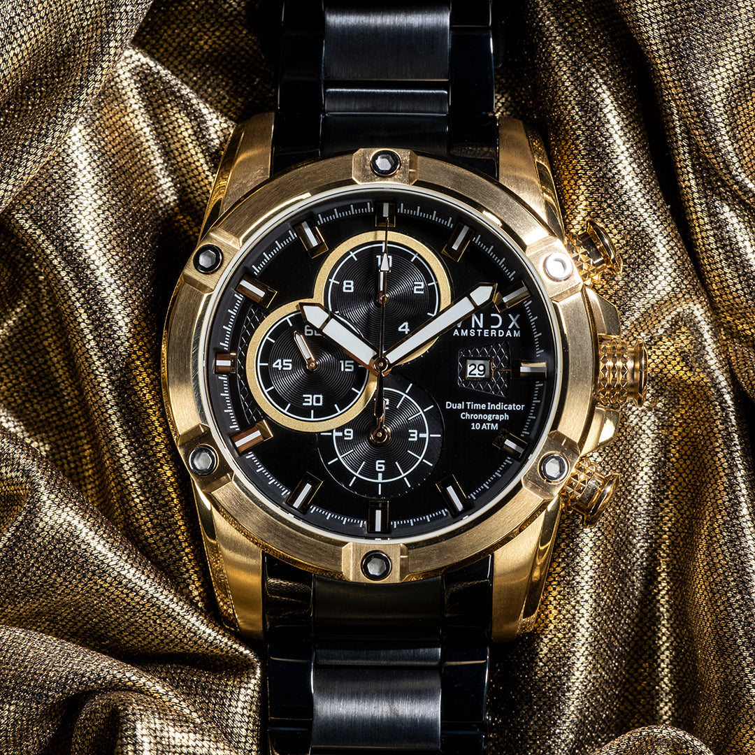 VNDX Young Rebel Big Boy Staal Men's Watch 2003-MD33047-B1