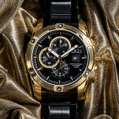 VNDX Young Rebel Big Boy Staal Men's Watch 2003-MD33047-B1