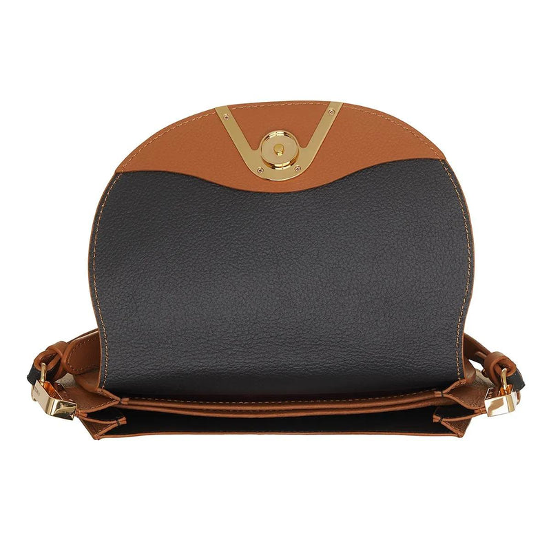 Coccinelle Sac bandoulière en cuir cognac E1QKF150101390-zoom-
