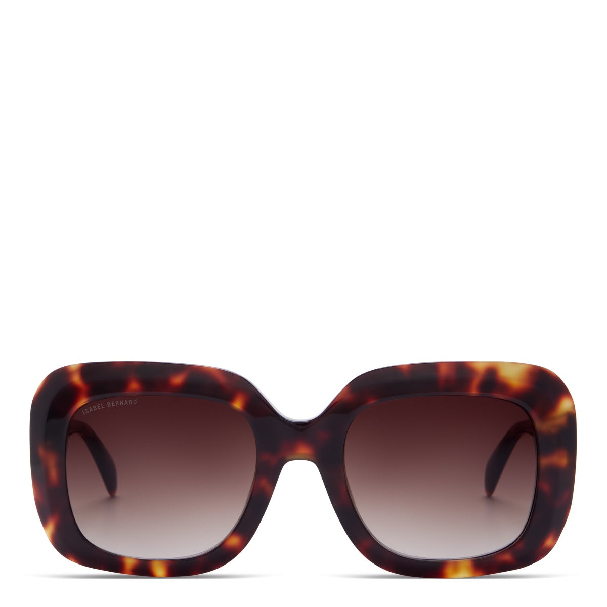 Isabel Bernard La Villette Rive Bruin Tortoise Vierkante Zonnebril IB400003-14-14