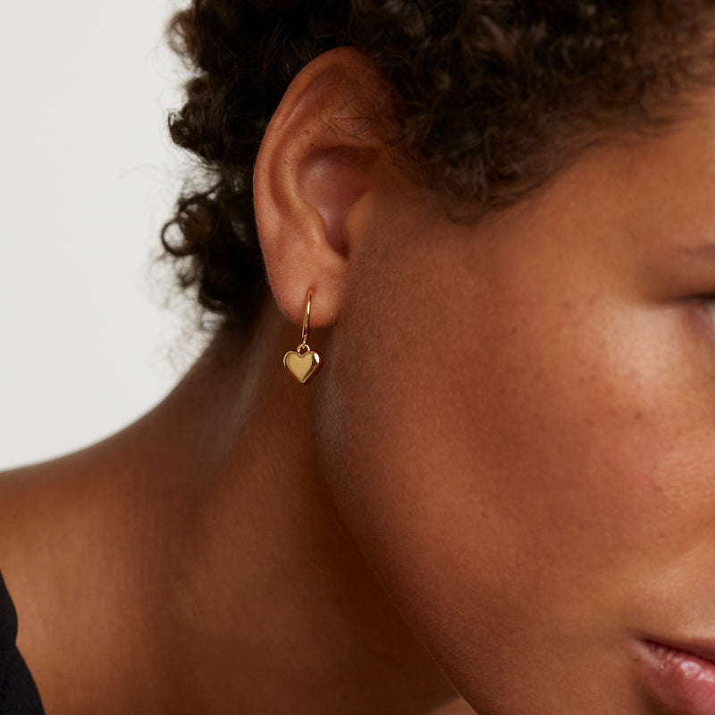 P D Paola Engrave Me Boucles d'oreilles Plaqué or 18 carats AR01-364-U-zoom-