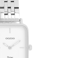 OOZOO Vintage Silver and White Women's Watch C20416