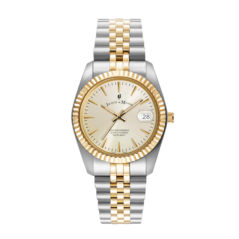 Jacques du Manoir Inspiration Classic Femmes Montre Or JWG02202-zoom-