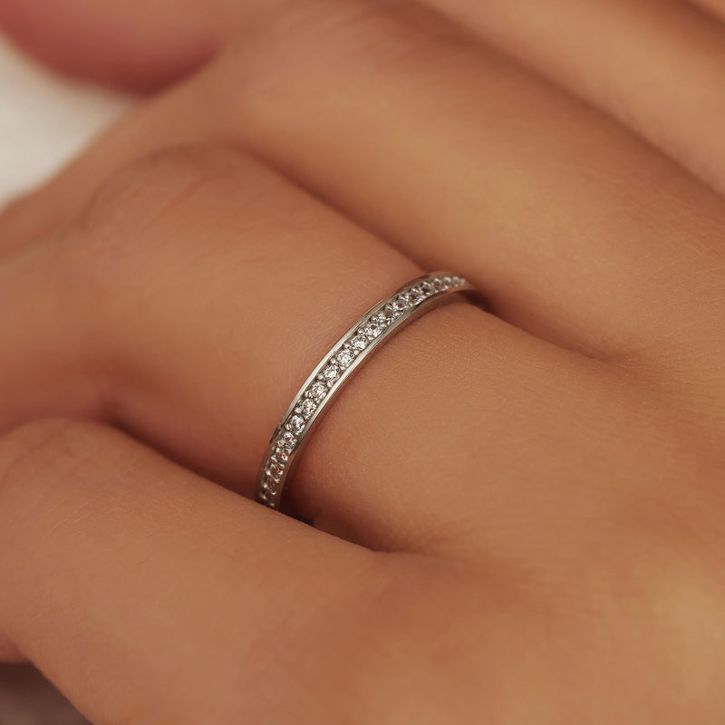 Isabel Bernard Saint Germain Bague Or blanc 14 carats IB330052-60-zoom-