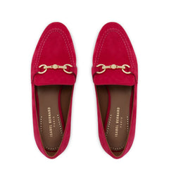 Isabel Bernard Vendôme Fleur Fuchsia Suède Loafers IB51100-155-36