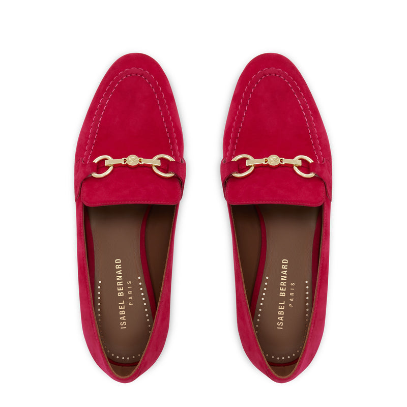 Isabel Bernard Vendôme Fleur Fuchsia Suède Loafers IB51100-155-36-zoom-