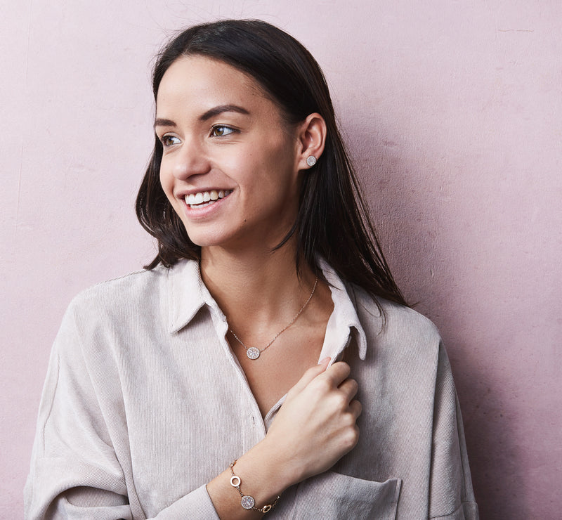 Fossil Bracelet Or rose JF01739791-zoom-