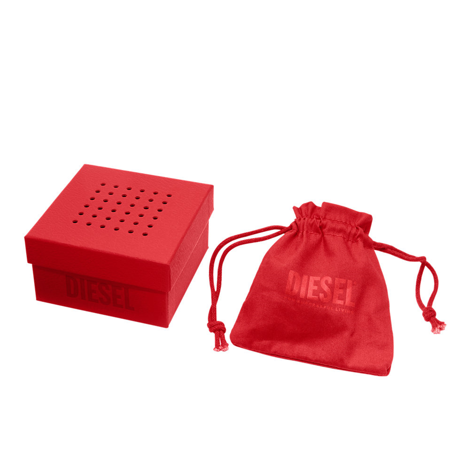 Diesel Oval D Logo Stainless Steel Necklace DX1635931