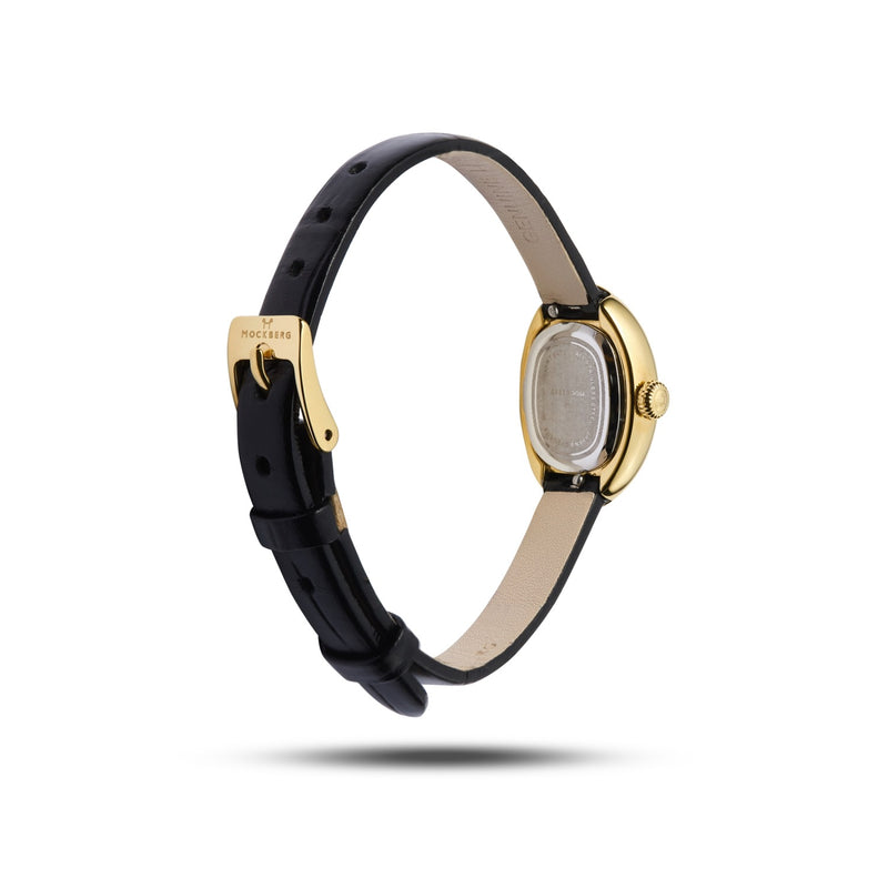 Mockberg Belle Oval Petite Leather Women's Watch MB1412-zoom-