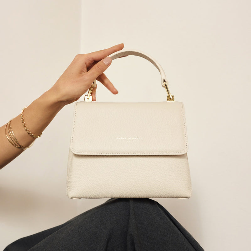 Isabel Bernard Femme Forte Sac à Main Beige IB21027-zoom-