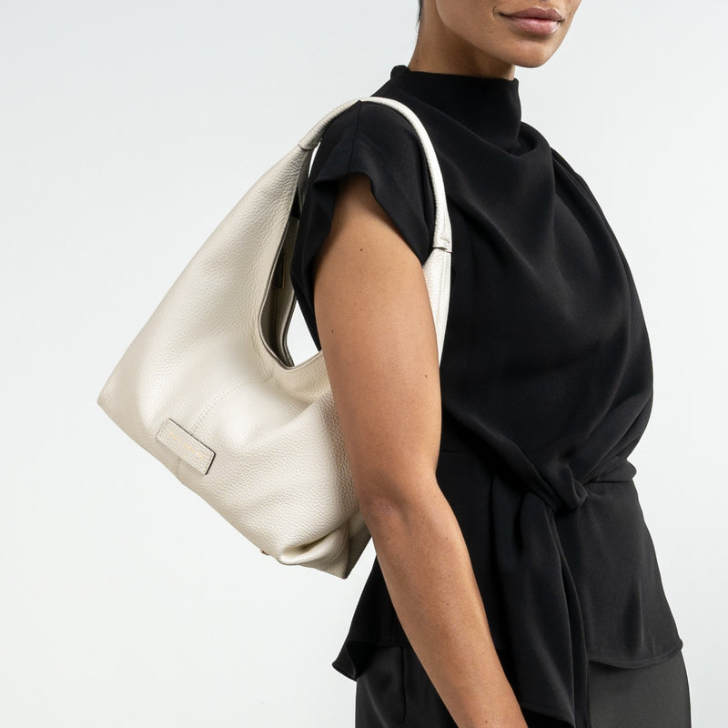 Isabel Bernard Honoré Grace Mini sac à main en cuir crème de veau IB21132-070-zoom-