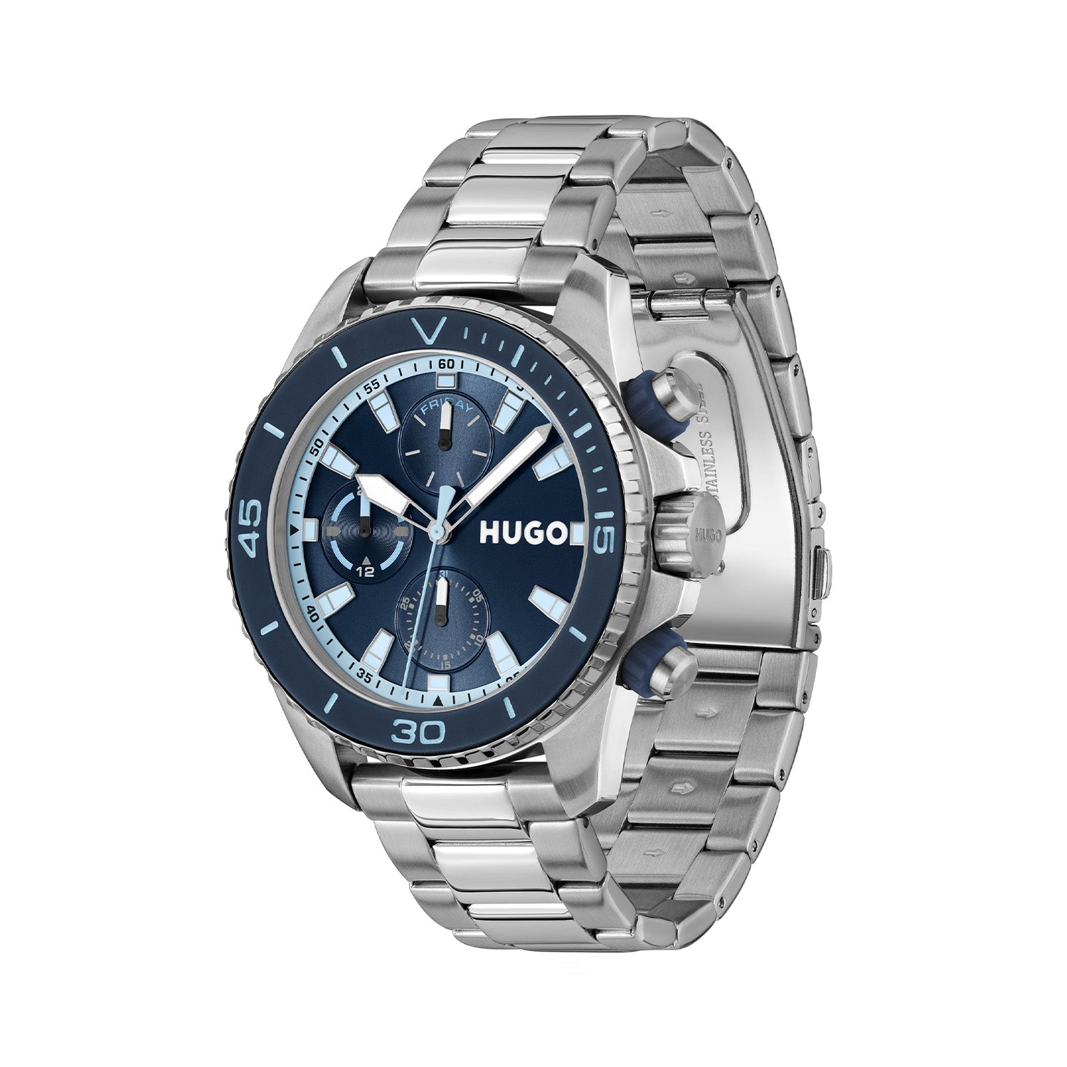 Hugo Boss #DIVE Silver Men's Watch HU1530429