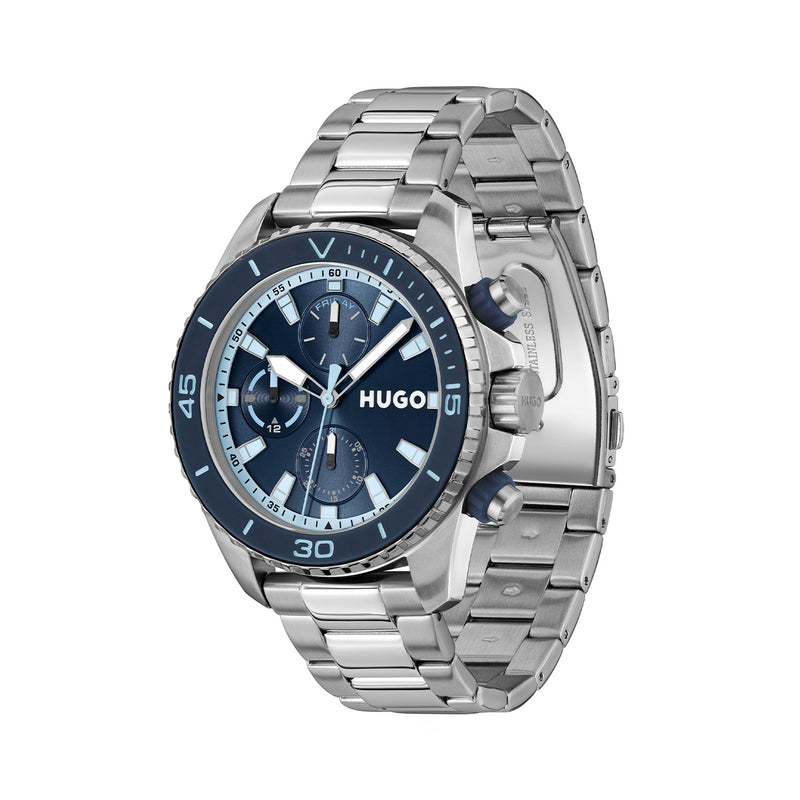 Hugo Boss #DIVE Montre Homme En Argent HU1530429-zoom-