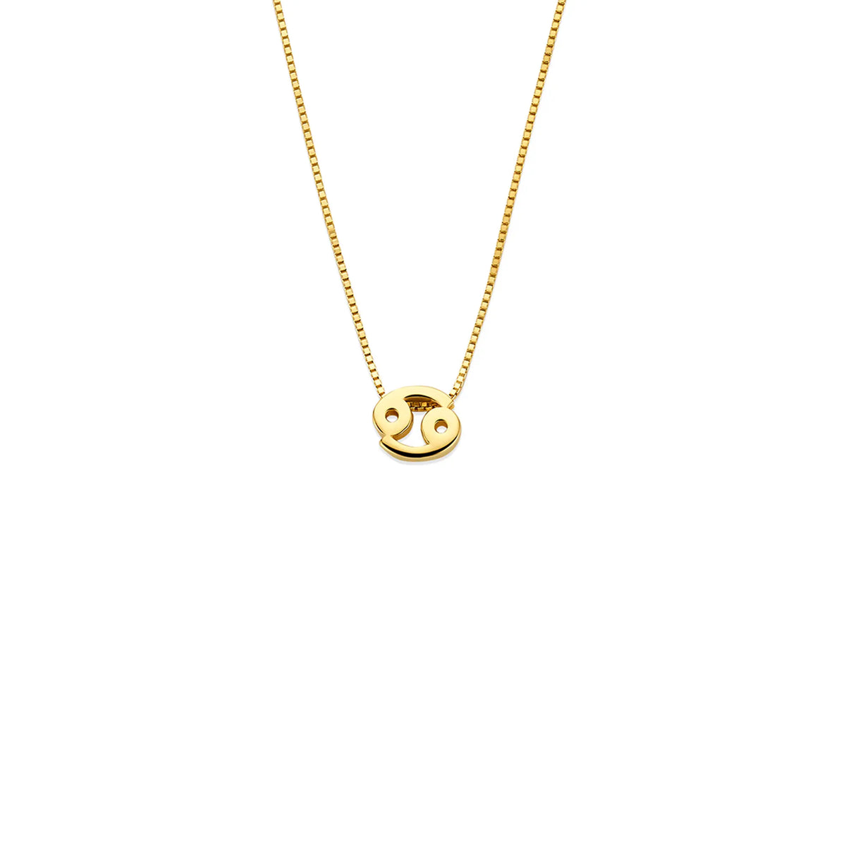 Isabel Bernard Étoiles d’Or Cancer 14 Carat Gold Venetian Necklace With Horoscope IB340181