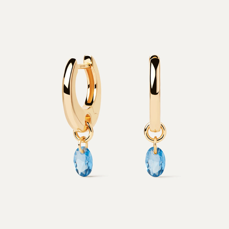 P D Paola Color Boucles d'oreilles Plaqué or 18 carats AR01-B94-U-zoom-