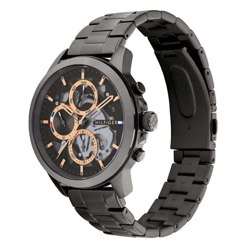 Tommy Hilfiger Hommes Montre Gris TH1710479-zoom-