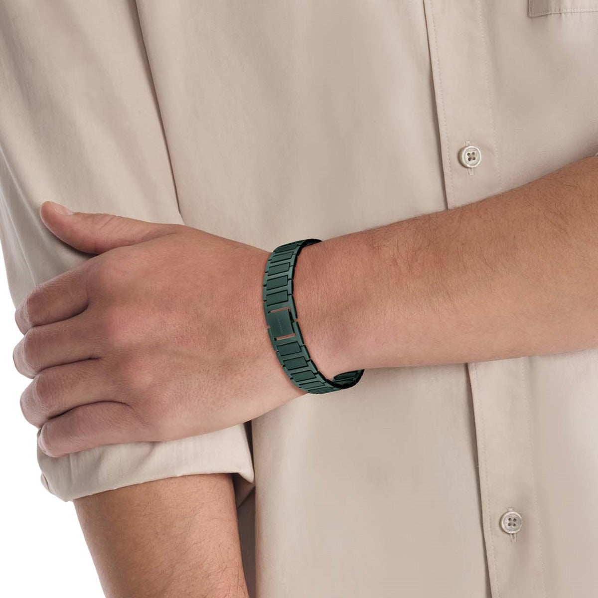 Calvin Klein Structured Links Black Bracelet CJ35100030