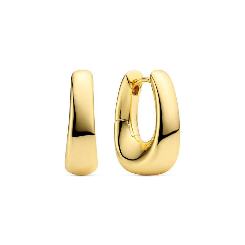 Sif Jakobs Gold Plated Borsa Pianura Piccolo Earrings SJ-E2620-YG-zoom-