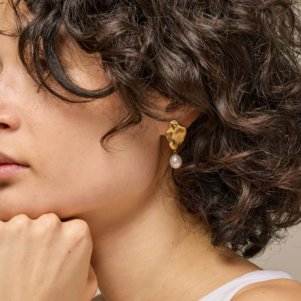 ENAMEL Copenhagen 18 karat gold plated Earrings E375GM-PL