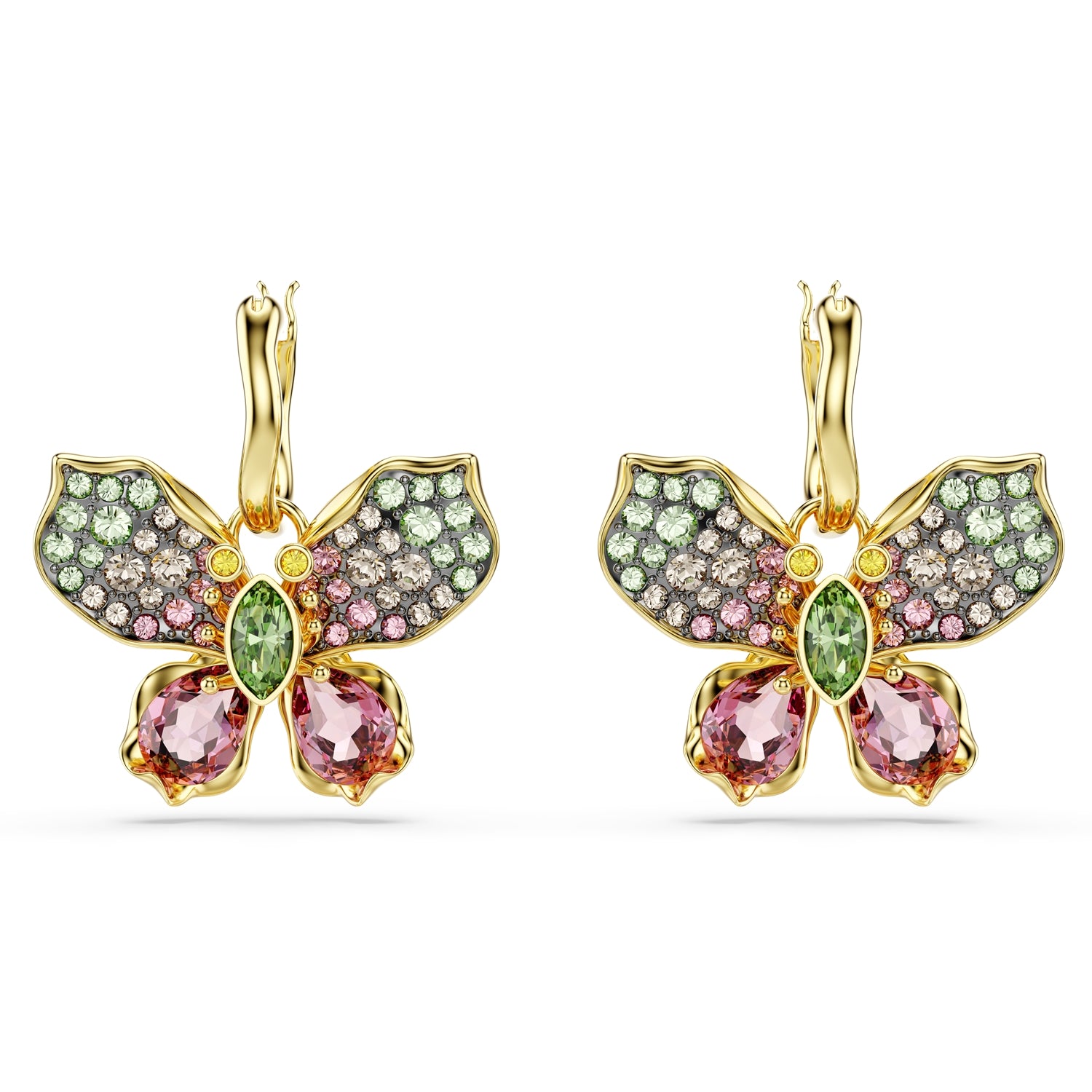 Swarovski Idylli Multi Coloured Butterfly Earrings 5709953