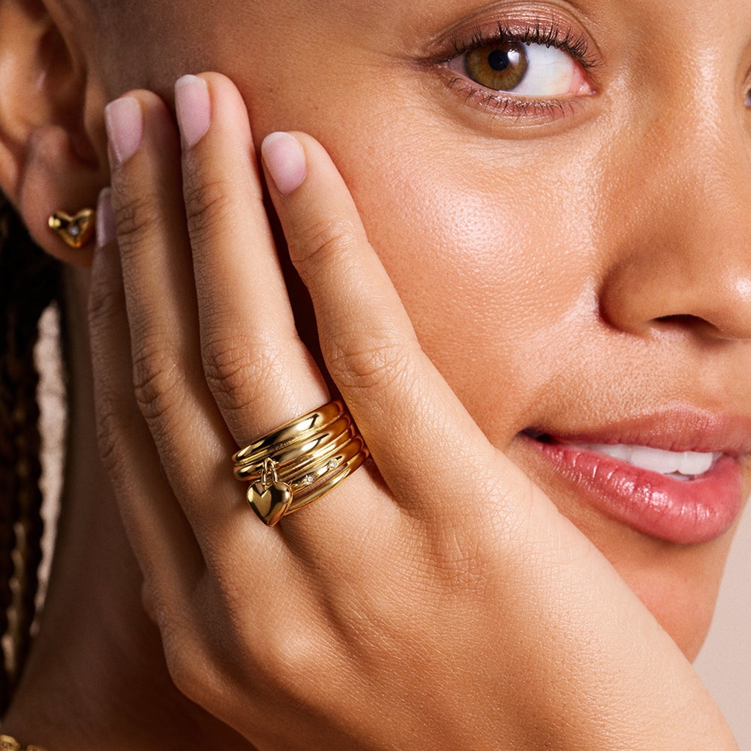 Fossil Sadie Gold Coloured Ring JF048347109