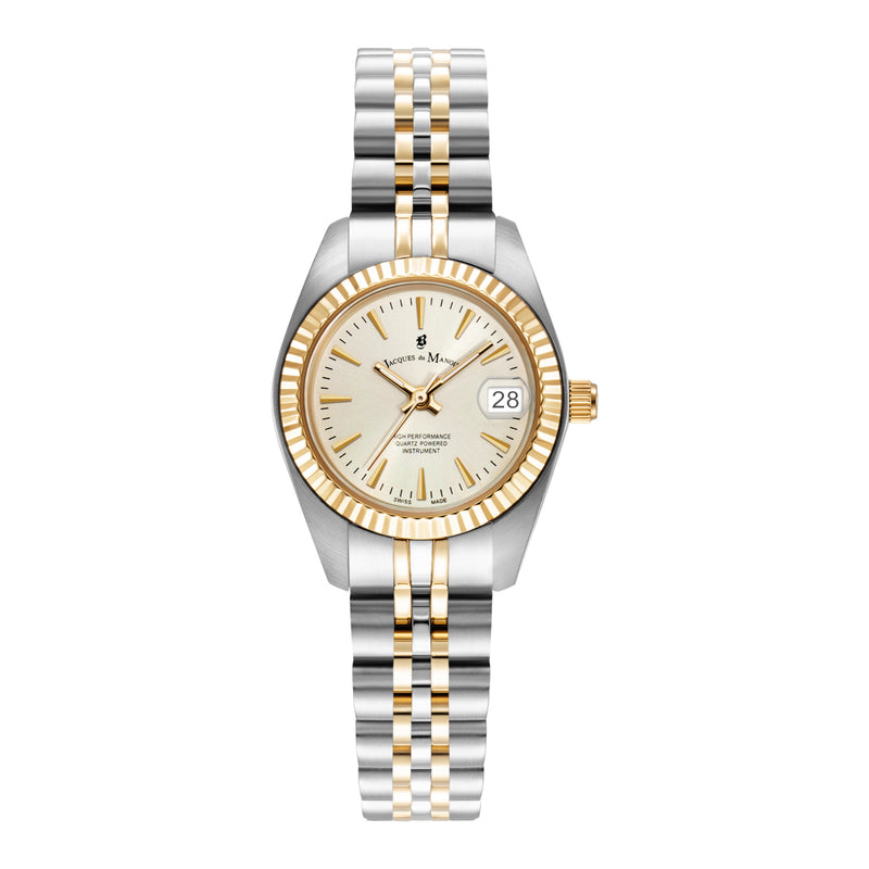 Jacques du Manoir Inspiration Classic Femmes Montre Or JWL02102-zoom-