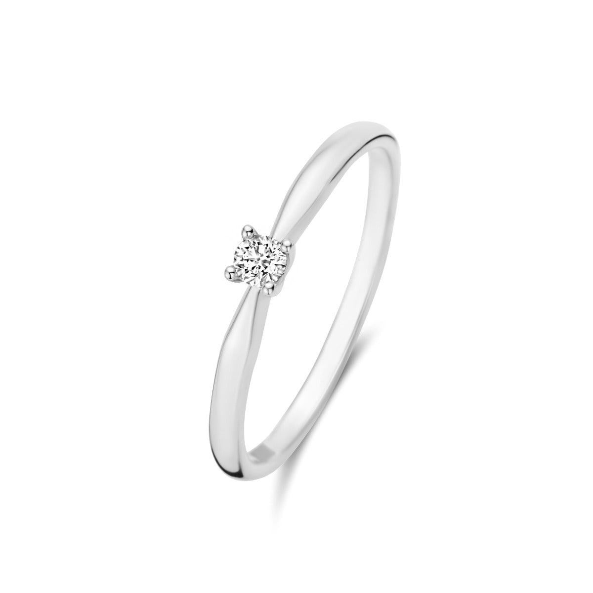 Isabel Bernard De la Paix Celesse 14 Carat Whitegold Ring | diamond 0.07 ct | IBD330005-54