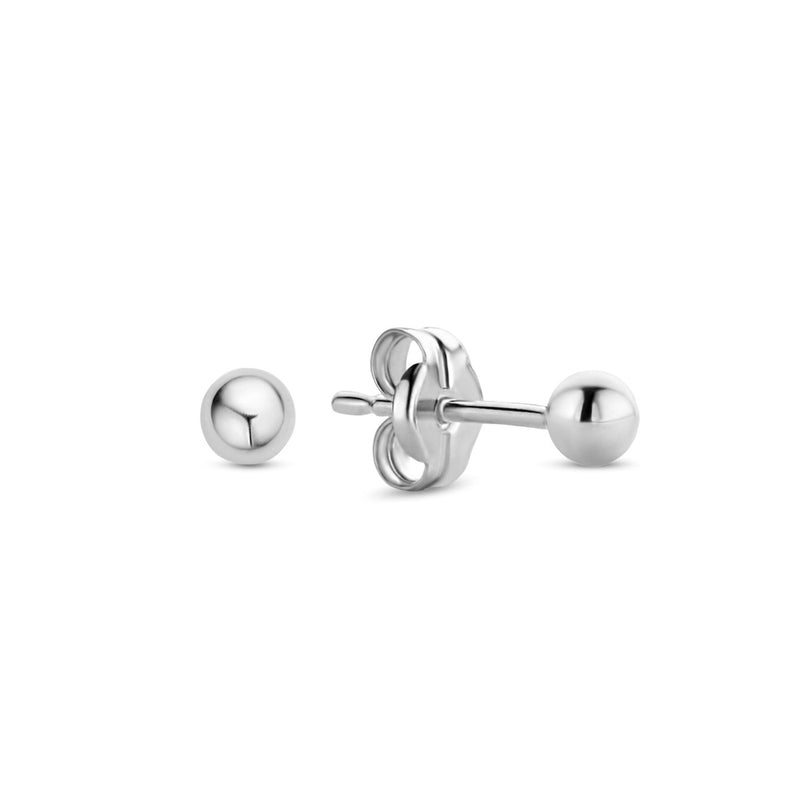 Isabel Bernard Saint Germain Clous d'oreilles Saint Germain Nadie en or blanc 14 carats avec sphère IB360275-zoom-