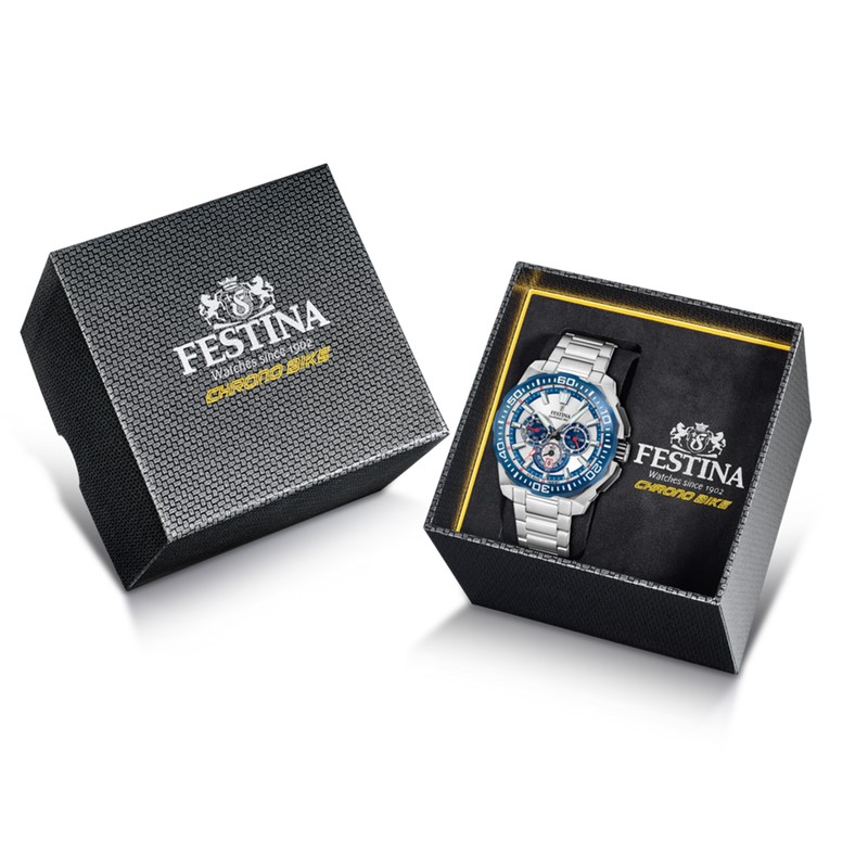 Festina Chrono Bike Montre Pour Homme En Argent F20724/1-zoom-
