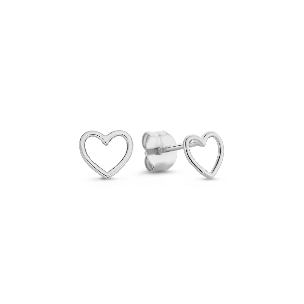 Isabel Bernard Saint Germain Amore 14 Carat Whitegold Ear Studs IB360230