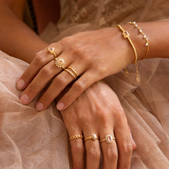 24Kae Gold Ring 12482Y/52