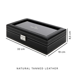 Mats Meier Mont Fort Black Watchbox voor 12 Watchs