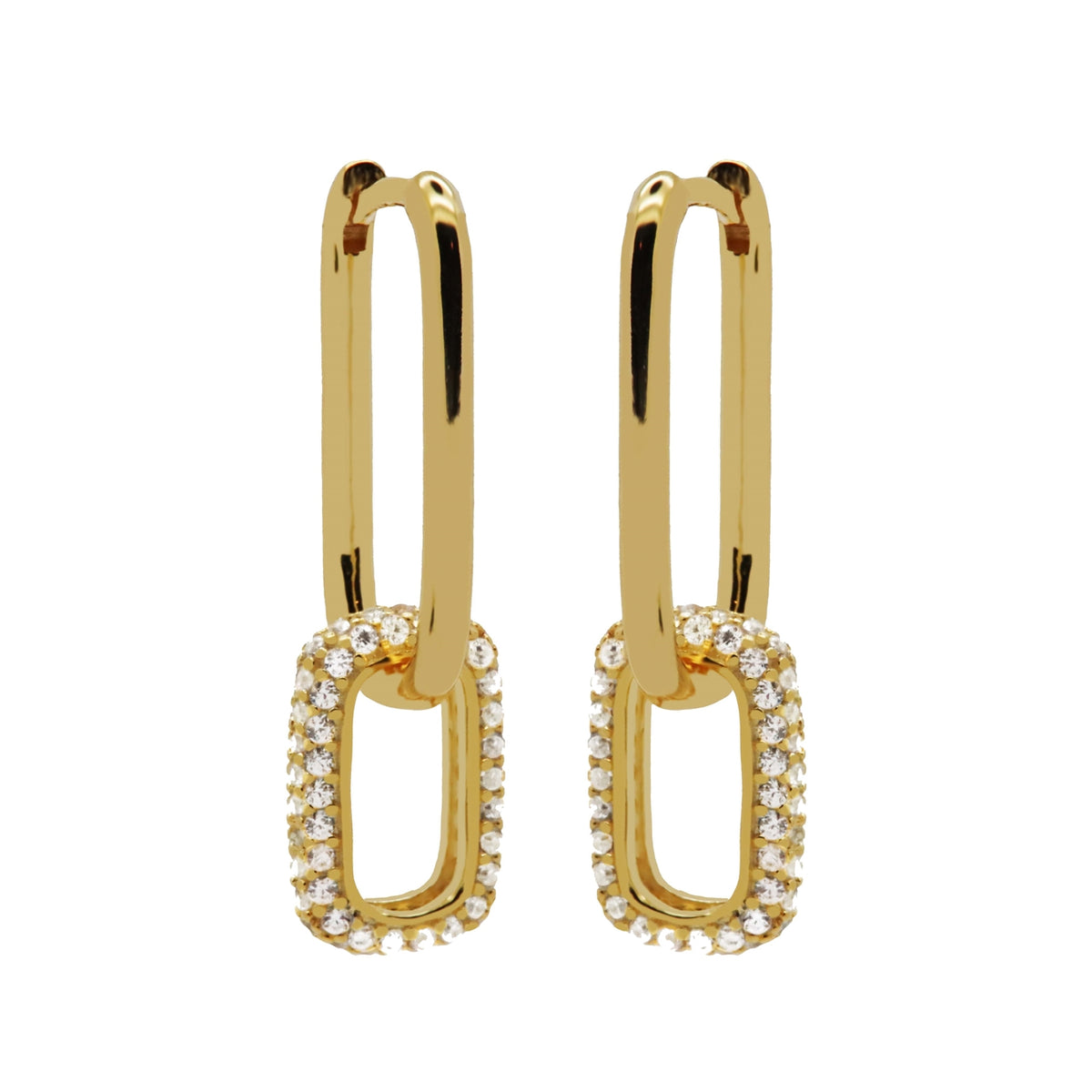 Karma Hoops Gold Hoop Earrings H232GP