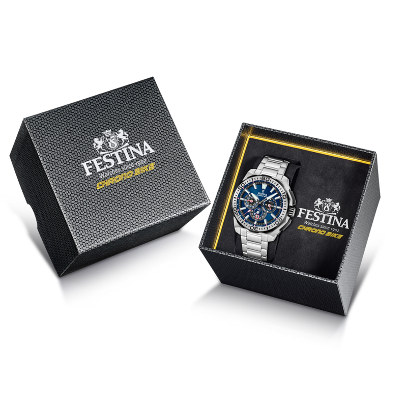 Festina Chrono Bike Montre Bleue Pour Homme F20724/2-zoom-