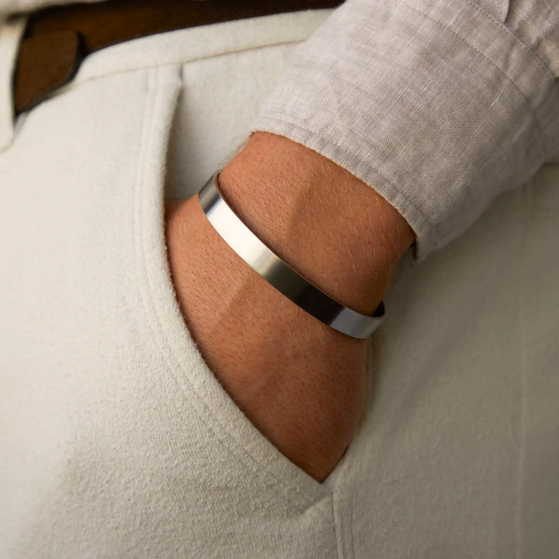 Mats Meier Annecy bracelet en acier couleur argent MM320014-zoom-