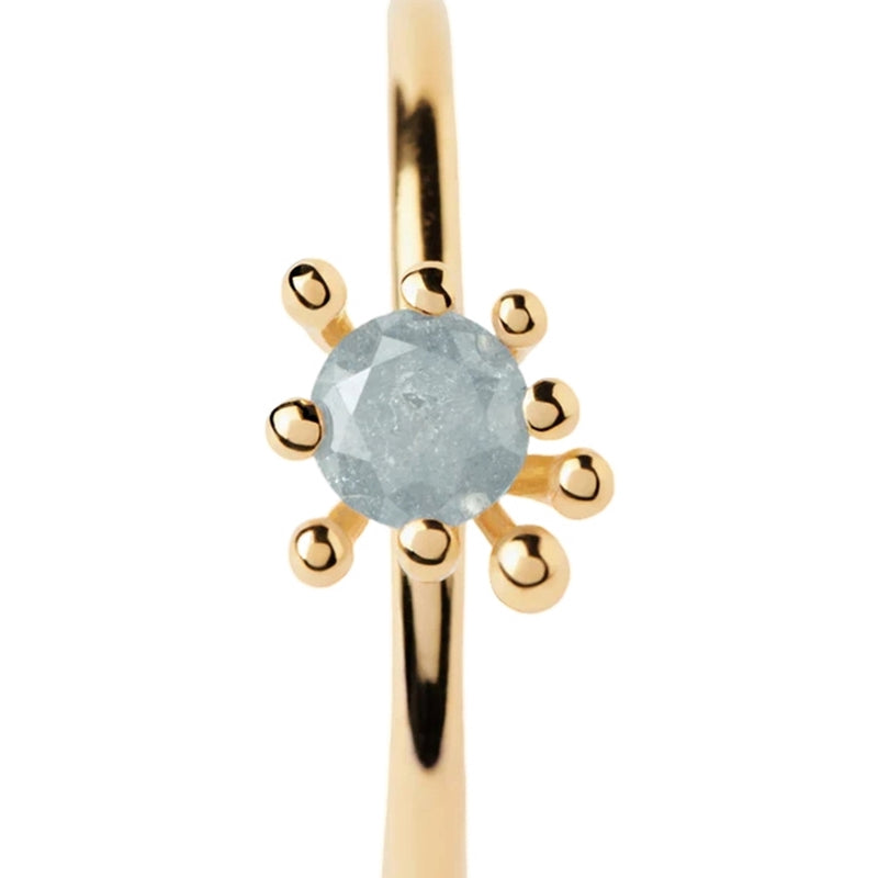 P D Paola Color 925 Sterling Silver Ring with Gold Plating AN01-C93-12-zoom-