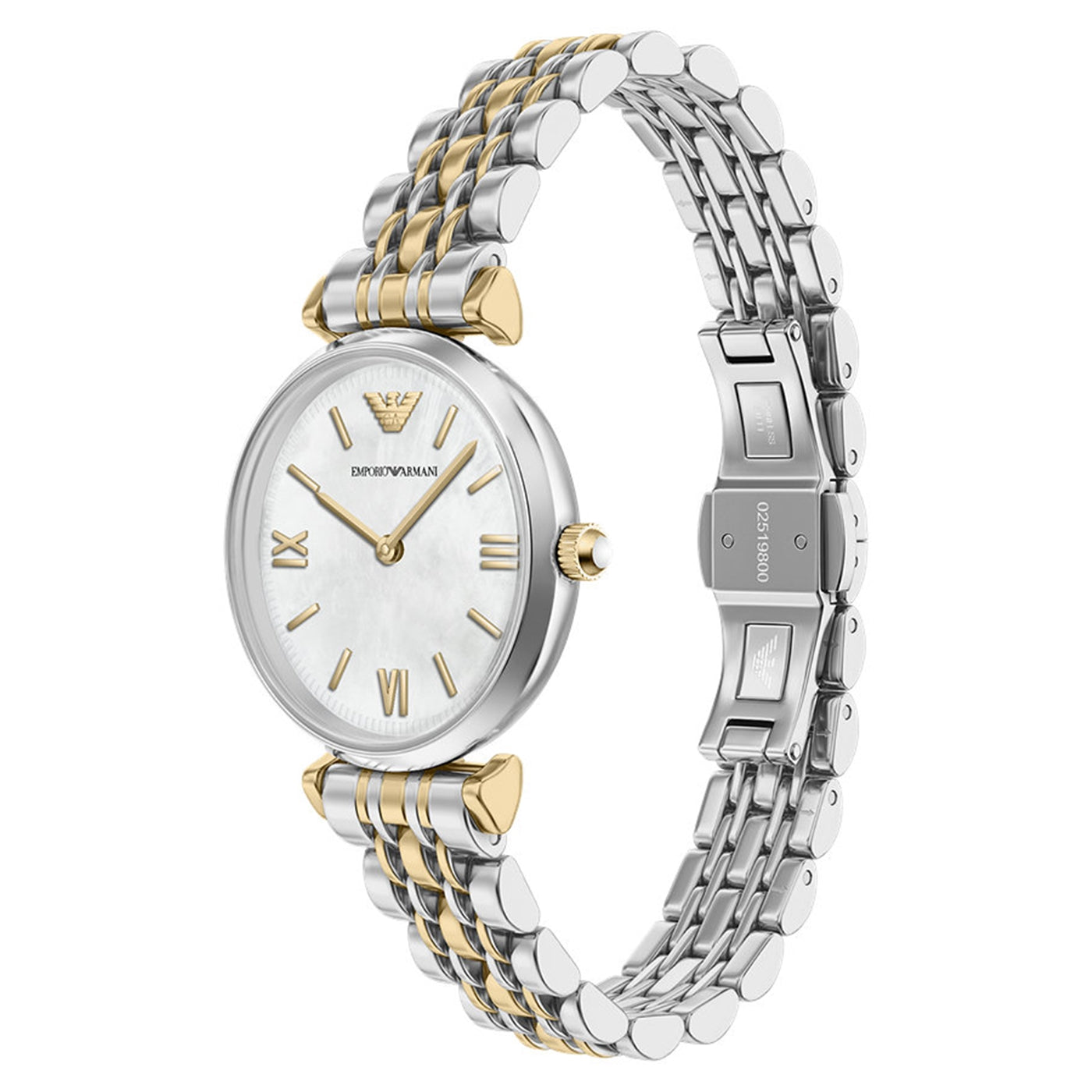 Emporio Armani Round White Dial Watch AR11769