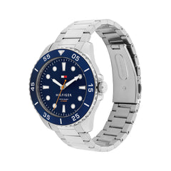 Tommy Hilfiger Oceanic Silver and Blue Men's Watch TH1792202