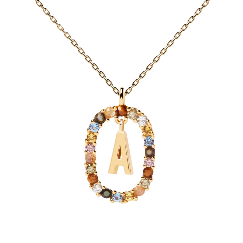 P D Paola Femmes Collier Plaqué or 14 carats CO01-281-U-zoom-