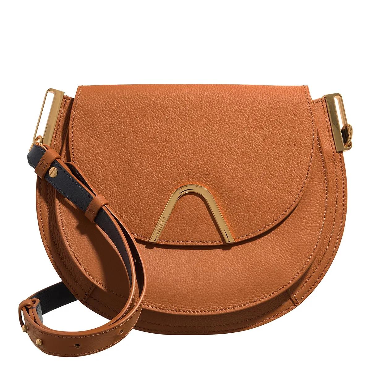 Coccinelle Cognac Leather Crossbody Bag E1QKF150101390