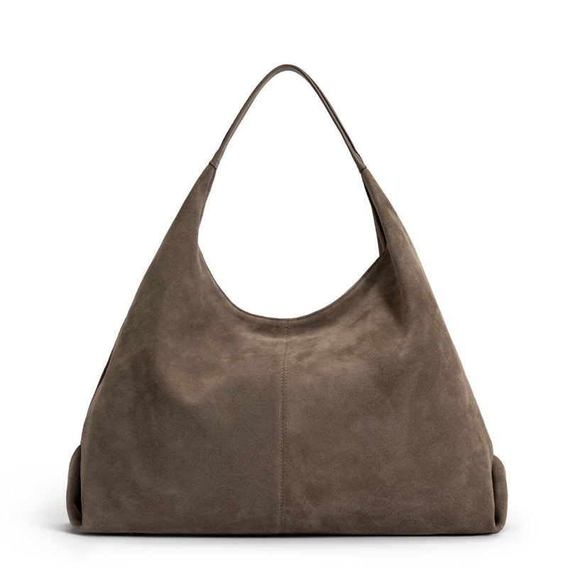 Isabel Bernard Honoré Grace sac bandoulière en suède taupe IB25093-178-zoom-