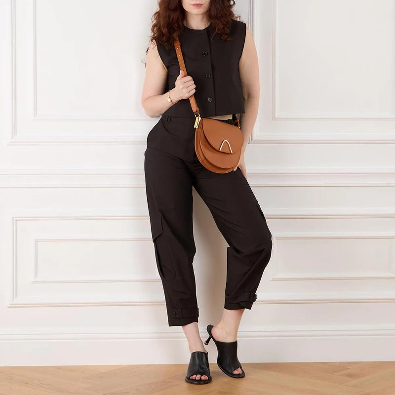 Coccinelle Sac bandoulière en cuir cognac E1QKF150101390-zoom-