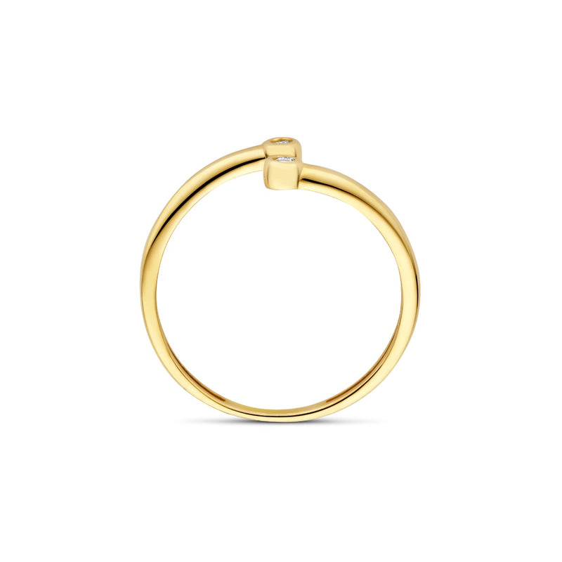 Beloro Jewels Bague Monte Napoleone Stella en or 9 carats avec zircone BO330035-48-zoom-