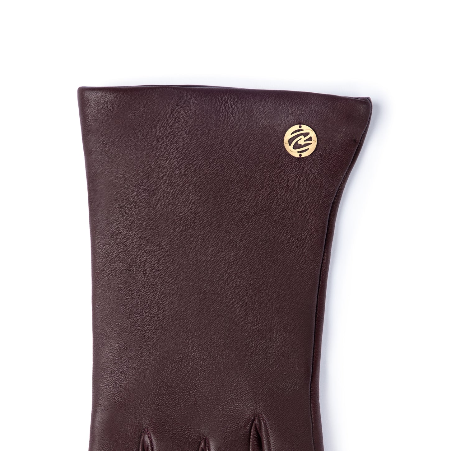 Isabel Bernard Honoré Eleanor dark brown goatskin leather gloves IB67000-331-8
