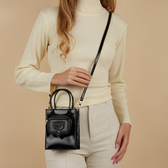 Chiara Ferragni Eyelike Black Crossbody Bag 75SB4BF2-ZS954-899