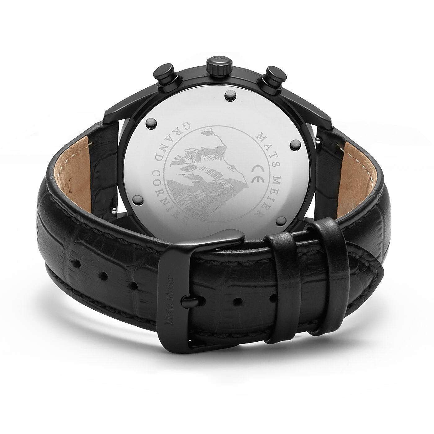 Mats Meier Grand Cornier Chrono Mat Black Watch MM00102