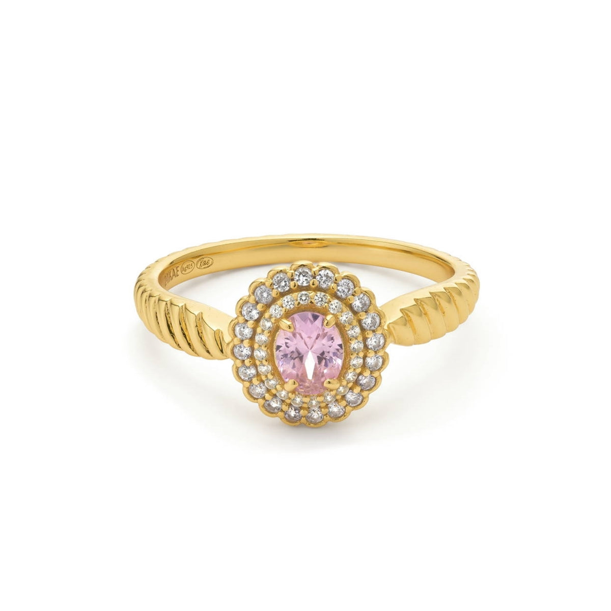 24Kae Gold Ring 124143Y/52