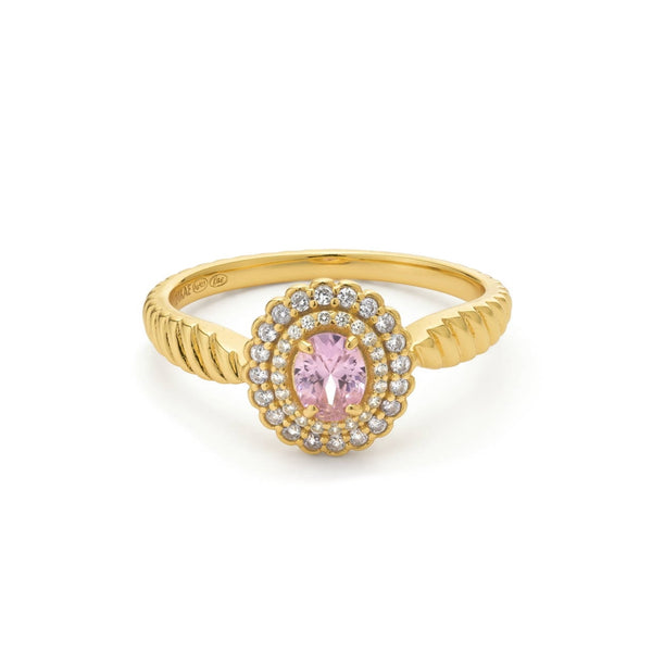 24Kae Gold Ring 124143Y/52