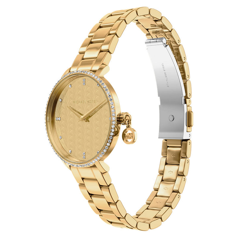 Michael Kors Pyper Round Gold Dial Watch MK7572-zoom-